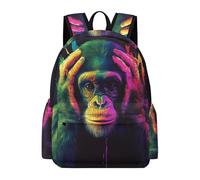 TPISLI Mochila Infantil Moda Orangután Niño y Niña 7-11 Años Mochila Escolar Animal Colegio Mochilas Escolares Impermeables, School Bag para Vuelta al Cole y Excursión y Senderismo