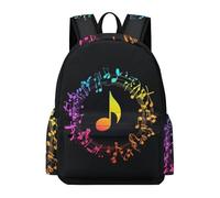 TPISLI Mochila Infantil Motivo de Musical Notas Escolares 8-12 Años Mochila Escolar Música Chico Clase 3, School Bag Ligera Resistente Deporte Outdoor Uso Diario Outdoor