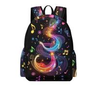 TPISLI Mochila Infantil Musical Notas Escolares 8-12 Años Mochila Escolar Fan de la Música Chico Clase 3, School Bag Ligera Resistente Deporte Outdoor Uso Diario Outdoor