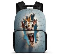 TPISLI Mochila Infantil Niña Jirafa Mochila Escolar Niño Y Adolescente Mochilas De Viaje Con Galleta Animal en 3D Cintas Ajustables Regalos