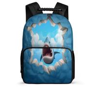 TPISLI Mochila Infantil Niña Tiburón Mochila Escolar Niño Y Adolescente Mochilas De Viaje Con 3D Cintas Ajustables Regalos