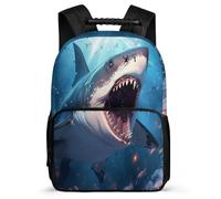 TPISLI Mochila Infantil Niña Tiburón Mochila Escolar Niño Y Adolescente Mochilas De Viaje Con Vida Marina Cintas Ajustables Regalos