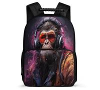 TPISLI Mochila Infantil Orangután Backpack Mochila Con Estampado Animal Escolar Niño Y Adolescente Mochilas De Viaje Cintas Ajustables Regalos