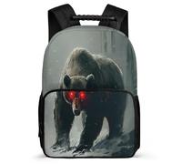 TPISLI Mochila Infantil Oso Motivo Chicos Chicas 6-10 Años Mochila Colegio Animal Oso Cursos 3-5 Backpack, Tejido 1680D Espalda Acolchada Regalo Cumpleaños