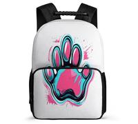TPISLI Mochila Infantil Oso Paw Chicos Chicas 5-10 Años Mochila Escolar Lindo Animal Cursos 3-5 School Bag, Detalles de Fieltro Bolsillos Laterales Excursiones Cortas