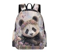 TPISLI Mochila Infantil Panda Niña 8 Años Mochila Primaria Animal Panda Escolares 8-12 Años Daypack Ligera Resistente Excursión Colegio Uso Diario Outdoor Viaje