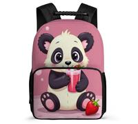 TPISLI Mochila Infantil Panda Niña Niño 6-10 Años Mochila Escolar Animal Panda Escuela Primaria School Bag, Asa Reforzada Bolsillos Laterales Vuelta al Cole