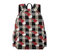 TPISLI Mochila Infantil Papá Noel Chicos Clase 7-9 Mochila Navidad Estudiantes 10-15 Años Bolsa Escolar Ligera Resistente Deporte Outdoor Outdoor Colegio Uso Diario
