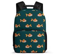 TPISLI Mochila Infantil Pez Motivo Chicos Chicas 6-11 Años Mochila Escolar Lindo Animal Cursos 1-3 School Bag, Tejido 1680D Bolsillos Laterales Ocio Actividades