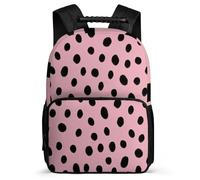 TPISLI Mochila Infantil Rosa Leopardo Motivo para Estudiantes Cursos 2-4 Mochila Cheetah 5-10 Años Bookbag, Tejido 1680D Detalles de Fieltro Ocio Actividades