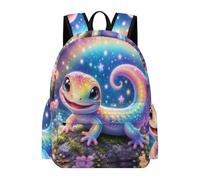 TPISLI Mochila Infantil Salamandra Chicos Clase 7-9 Mochila Axolotl para Escolares Clase 7-9 Bolsa Primaria Cómoda Ligera Diario y Viaje Outdoor Viaje Excursión
