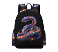 TPISLI Mochila Infantil Serpiente Chicos Clase 7-9 Mochila Colorido para Escolares Clase 7-9 Bolsa Primaria Cómoda Ligera Diario y Viaje Outdoor Viaje Excursión