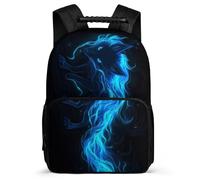 TPISLI Mochila Infantil Zorro para Escolares Cursos 1-3 Mochila Infantil Vida Marina 7-11 Años Bookbag, Bolsillos Laterales Detalles de Fieltro Navidad Escuela