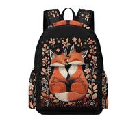 TPISLI Mochila Infantil Zorros Couples Niño 13 Años Mochila Colegio Motivo de Animal Niña Secundaria School Bag Ligera Resistente Diario y Viaje Colegio Outdoor Excursión