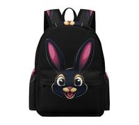 TPISLI Mochila Instituto Estampado Animal Conejito Estudiantes Chico y Chica Mochila Escolar Motivo Conejo 11-15 Años Mochila de Gran Capacidad, Bookbag para Paseo Senderismo y Uso Diario