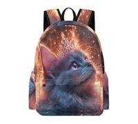TPISLI Mochila Instituto Patrón Gato Chico y Chica 15 Años Mochila Escolar Animal Gatito Estudiantes Mochilas Escolares Impermeables, School Backpack para Vuelta al Cole y Excursión