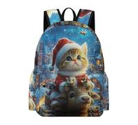 TPISLI Mochila Kitten Pattern Instituto para Adolescentes Chico, Mochilas Escolares Juveniles 9 A 13 Años con Animal Cat, Mochilas Niña para Viagem, Diário, Escolar