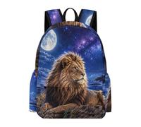 TPISLI Mochila León, el Rey de los Animales Estudiantes 10-15 Años Mochila León Chicas 7 8 9 Años Bolsa Colegio Moderna Durable Viaje Uso Diario Excursión Uso Diario