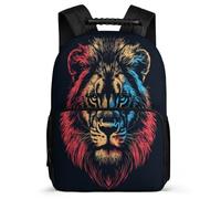 TPISLI Mochila León Escolar Kawaii Para Niñoa 7 10 15 Años, Mochilas Escolares Animal Rey Escuela Primaria Adolescentes Para Niños Y Niñas