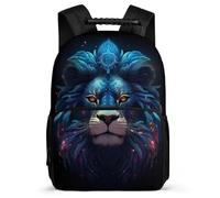 TPISLI Mochila León Escolar Mochila Leones, Reyes de Los Animales De Gran Capacidad Kids Backpack Travel Laptop Bookbag Regalo Para Niños Backpack Kids Schoolbag Adjustable Straps
