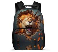 TPISLI Mochila León Escolares Bambini Adolescentes, Mochila Instituto Chica Con El Rey León de Dibujos Animados, Mochilas Colegio ESO Per Niñas 10 A 16 Años, Mochilas Tipo Casual Juveniles