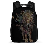 TPISLI Mochila León Escolares Para Infantil Niños, Mochila Animal Rey Escolar Grande De Nailon Niño Mochilas Informal Para Primaria Y Secundaria De Grados 3 A 8