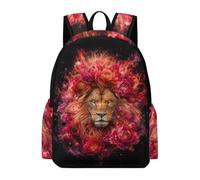 TPISLI Mochila León Estampado Chico Clase 3 Mochila León, Rey de los Animales Niños 7-11 Años Bolsa Primaria Cómoda Ligera Vuelta al Cole Outdoor Viaje Colegio Uso Diario
