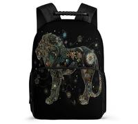 TPISLI Mochila León Para Niñas Y Niños, Mochilas Escolares Para Infantil De 9 A 18 Años, Mochila Colegio Niñas Con Animal Rey Ligera Moda, Ideal Escuela O Viajes