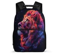 TPISLI Mochila León, Rey de Los Animales Escolar Niña 8 A 12 Años, 2025 Mochila Estampado Animal Para Niño Kawaii, Mochilas Escolares Chica Ligera Para Terza Elementare - Quinta Elementare