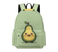 TPISLI Mochila Lindo Aguacate para Niño Clase 5-7 Mochila Fruta Tema para Niña 9-13 Años Bookbag, Daypack Ligera en Curso, Libros y Salidas Actividades Diarias Uso Diario Salidas y Libros