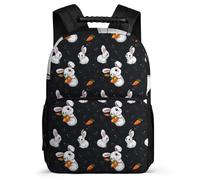 TPISLI Mochila Lindo Conejo Chicos Chicas 7-11 Años Mochila Infantil Animal Conejito Diseño Escuela Primaria Daypack, Bolsillos Laterales Detalles de Fieltro Regalo Cumpleaños