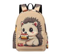 TPISLI Mochila Lindo Erizo 5º Curso para Niño y Niña Mochila Escolar Animal 6-10 Años Mochila Grande Resistente, Backpack para Viaje Senderismo y Uso Diario y Excursión