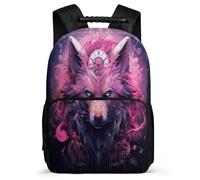 TPISLI Mochila Lobo Infantil Niño 10-15 Años Mochila Escolar Niña Y Adolescente Mochilas De Viaje Con Animal Lobo Cintas Ajustables