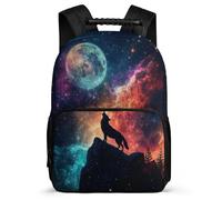TPISLI Mochila Lobo para Niños Colegio Primaria, Mochila Escolar Animal Lobo 6-11 Años, Backpack, Espalda Acolchada, Asa Reforzada, Escuela Diario