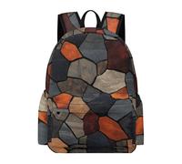 TPISLI Mochila Marble Motif Instituto para Adolescentes Chico, Mochilas Escolares Juveniles 9 A 13 Años con Stone Block Pattern, Mochilas Niña para Viagem, Diário, Escolar