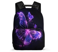 TPISLI Mochila Mariposa Motivo para Chicos Chicas 5-10 Años Mochila Colegio Mariposa Diseño Cursos 3-5 School Bag, Bolsillos Laterales Resistente Ligera Viaje Uso Diario