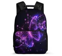 TPISLI Mochila Mariposa Motivo para Estudiantes Cursos 3-5 Mochila Colourful 3D Estampado 5-10 Años School Bag, Detalles de Fieltro Bolsillos Laterales Ocio Actividades