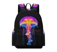 TPISLI Mochila Motivo de Medusa Chica Clase 4 Mochila Vida Marina Chicas 12-16 Años Bolsa Escolar Ligera Resistente Vuelta al Cole Uso Diario Viaje Excursión Colegio