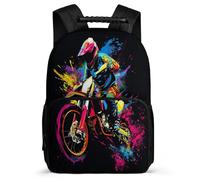 TPISLI Mochila Mountain Bike Niños 8-12 Años Mochila Escolar Motocicleta Escuela Primaria School Bag, Espalda Acolchada Detalles de Fieltro Navidad Escuela