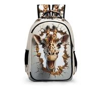 TPISLI Mochila Niña,Mochila Jirafa Para Niños Infantil 6-13 Años Para Escolar, Mochilas Infantiles, Bolsa Con Animal Jirafa