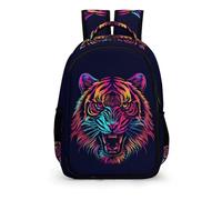 TPISLI Mochila Niña,Mochila Tigre Para Niños Infantil 6-13 Años Para Escolar, Mochilas Infantiles, Bolsa Con Animal Print