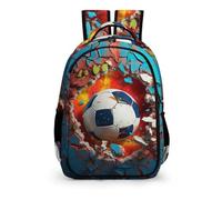 TPISLI Mochila Niña Niño, Mochila Escolar Primaria Mochila Infantil 8-15 Años Mochila Fútbol Fútbol Mochila Chica Chico Con 3D