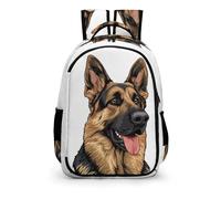 TPISLI Mochila Niño Mochila Infantil, Mochilas Escolares De Perro Pastor Para Niñas Primaria Linda Perro Cachorro Bolso Primaria Secundaria Para 7-15 Años