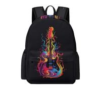 TPISLI Mochila Niño Singer Music Lover Transpirable, Mochilas Escolares Niña Primaria con Guitar Design, Mochila Colegio para Niños 7 A 11 Años