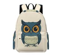 TPISLI Mochila Owl Motif Escolar Niños, Mochilas para Niñas de Primaria de 7 A 10 Años, Mochila Infantil Ligera con Bird Pattern para La Escuela O Viajar, Mochilas Colegio Niño