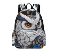 TPISLI Mochila Owl Motif Infantil, Mochilas Escolares para Niñas Primaria de 2º A 5º, Mochila Colegio Chicas Ligera Y Bonita con Bird Pattern, Mochilas Informal para Niños 8 A 12 Años