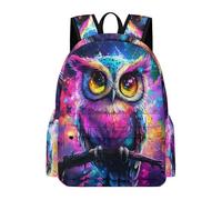 TPISLI Mochila Owl Motif Instituto para Adolescentes, Mochilas Escolares Juveniles 7 A 13 Años con Bird Pattern, Mochilas Grande para Viagem & Escola