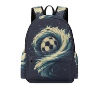 TPISLI Mochila para Niñas, Mochilas Escolar Niño con Football, Mochila Primaria Infantil de Ocio con Soccer Lover para Escuela Y Viajes