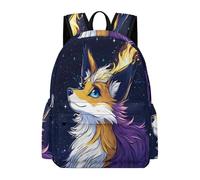 TPISLI Mochila para Niñas, Mochilas Escolar Niño con Fox Pattern, Mochila Primaria Infantil de Ocio con Animal Motif para Escuela Y Viajes