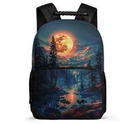 TPISLI Mochila Para Niñas, Mochilas Escolares Primaria Niños, Mochila Colegio Informal Con Lobo Para Chicas De 8 A 14 Años, Mochilas Animal Lobo